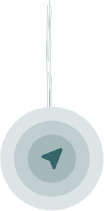 Navigation marker for curated routes